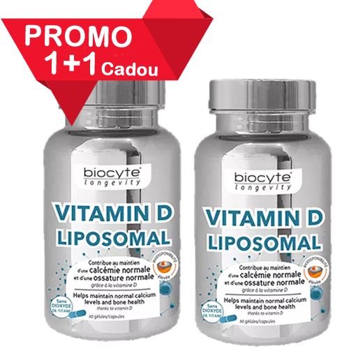 Vitamina D Lipozomala 1+1 Cadou, Biocyte